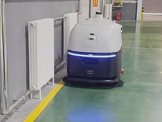 坦力無人駕駛洗地機器人來襲，新能源廠清潔大變身