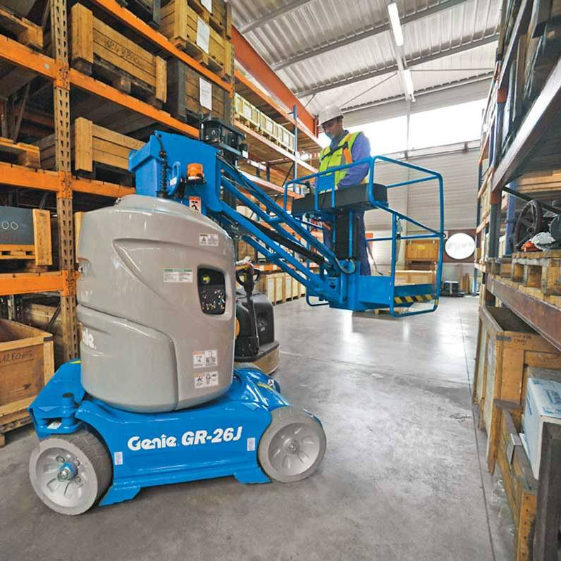 桅桿式高空作業平臺gr-26j-12