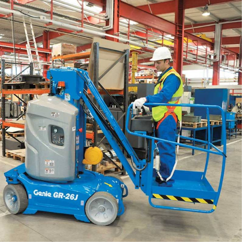 桅桿式高空作業平臺gr-26j-14